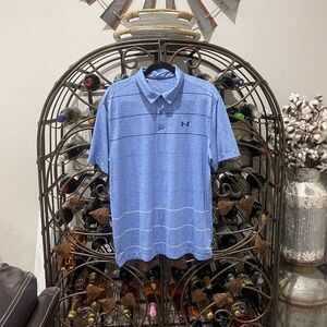 Under Armour Heat Gear Men's Blue Polo Shirt